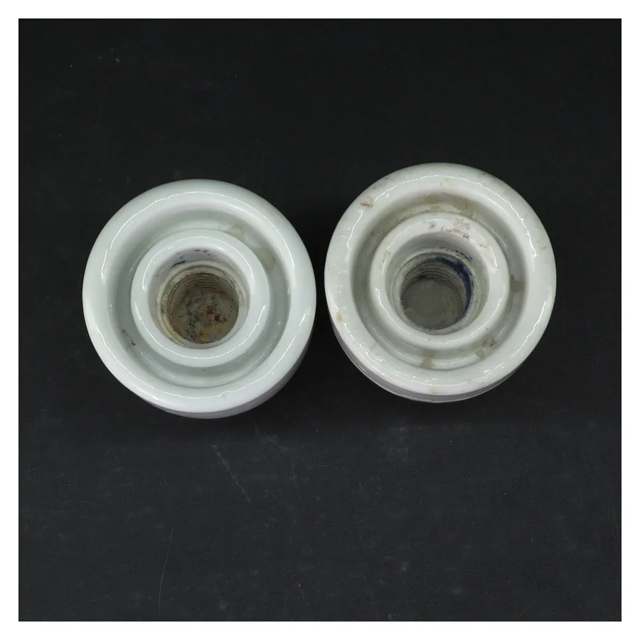 Porcelæn lysestager fra B&G (str. Ø 8 cm. længde, 9 cm)