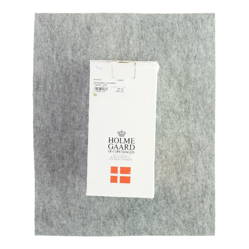 Apoteker flaske fra Holmegaard (str. LBH 9x10x22 cm)