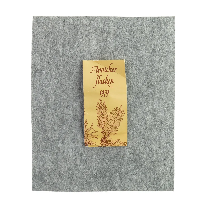 Apoteker flaske fra Holmegaard (str. LBH 9x10x22 cm)