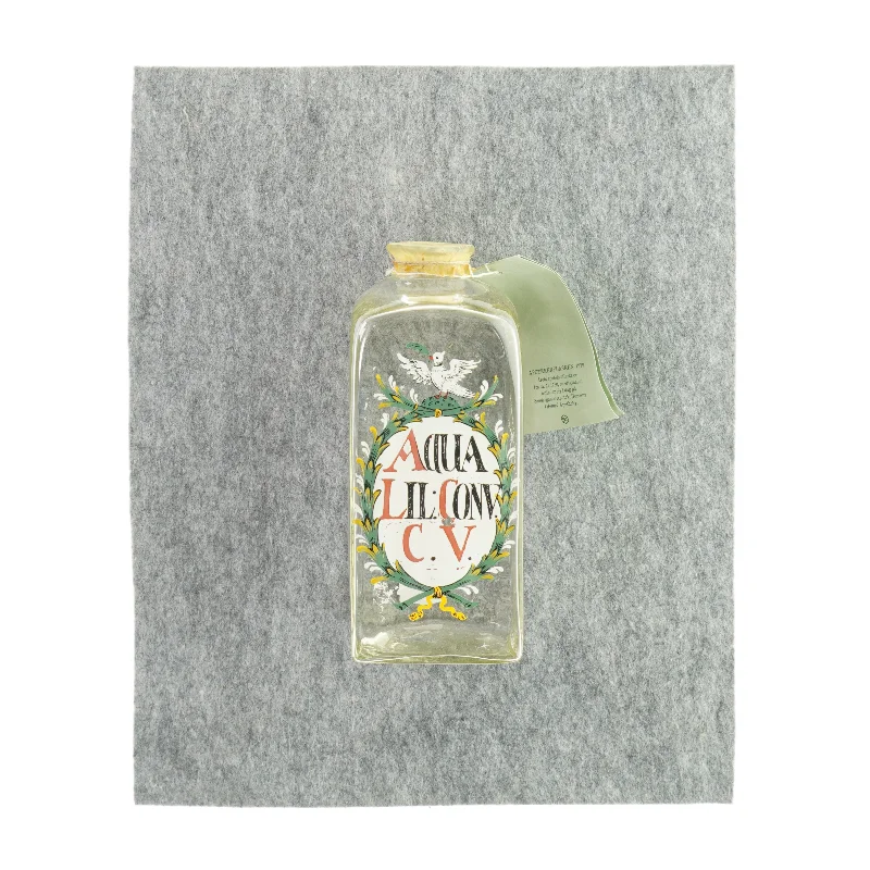 Apoteker flaske fra Holmegaard (str. LBH 9x10x22 cm)