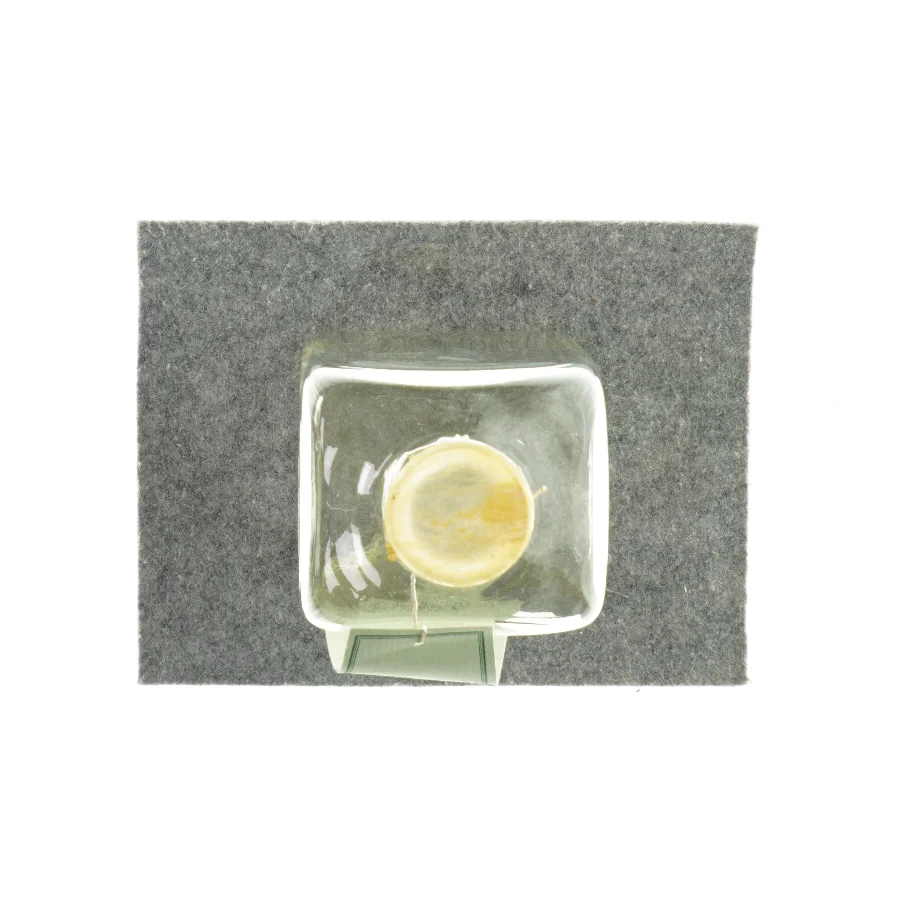 Apoteker flaske fra Holmegaard (str. LBH 9x10x22 cm)