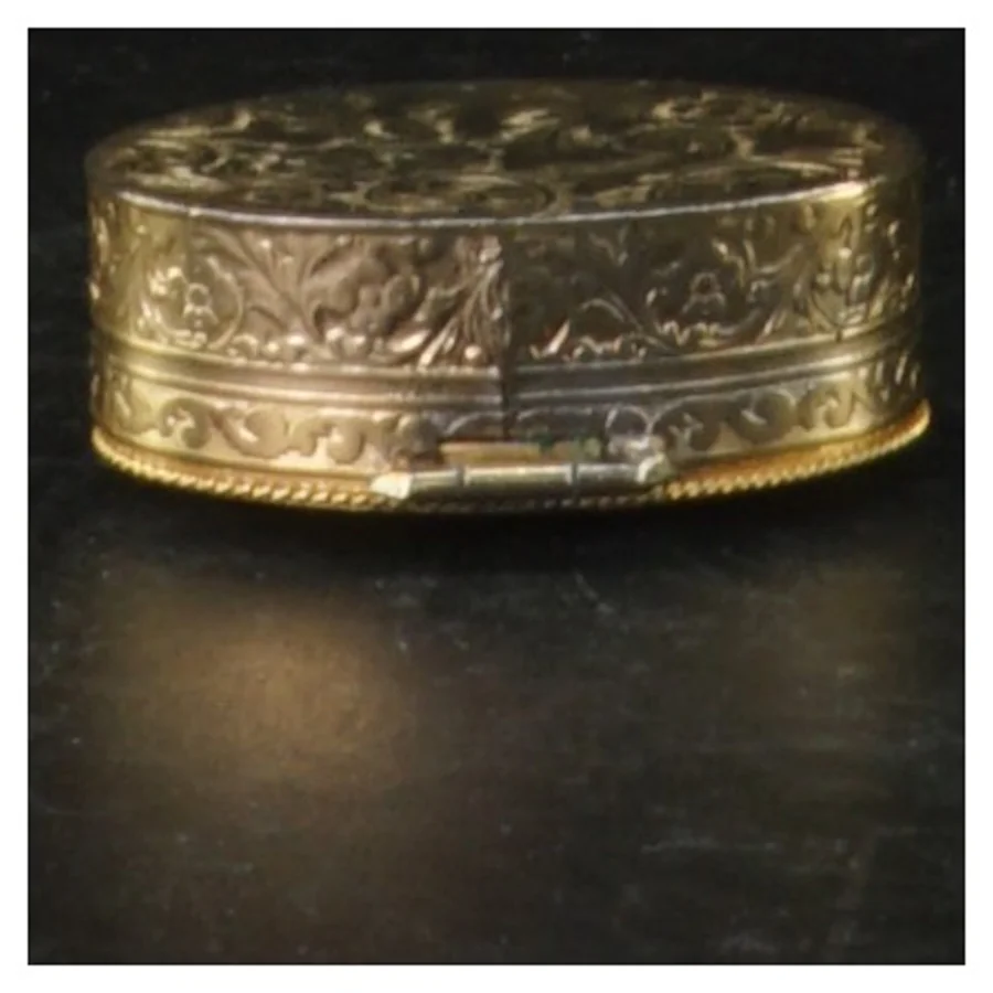 Pille æske med Rom motiv (str. 5 cm)