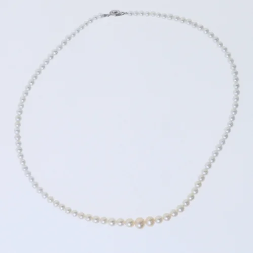 Perlehalskæde (str. 44,5 cm)