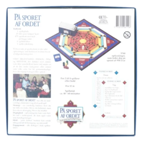 På sporet af ordet (Brætspil) (str. 27 x 27 cm)