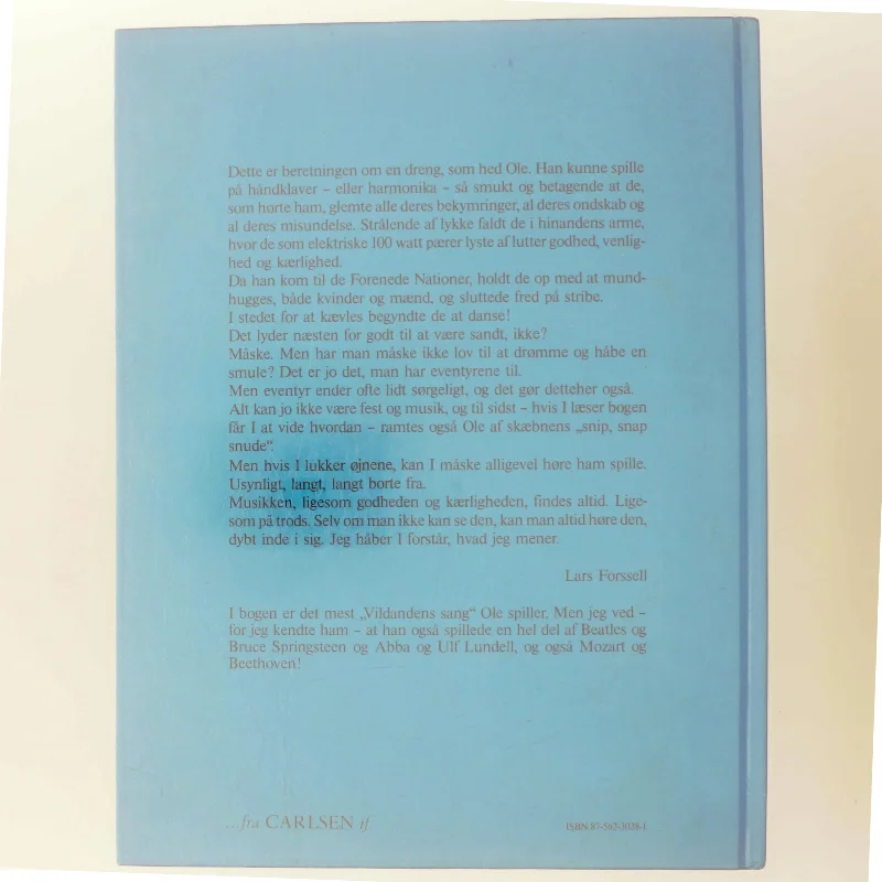 Ole med harmonikaen af Lars Forssell (Bog)