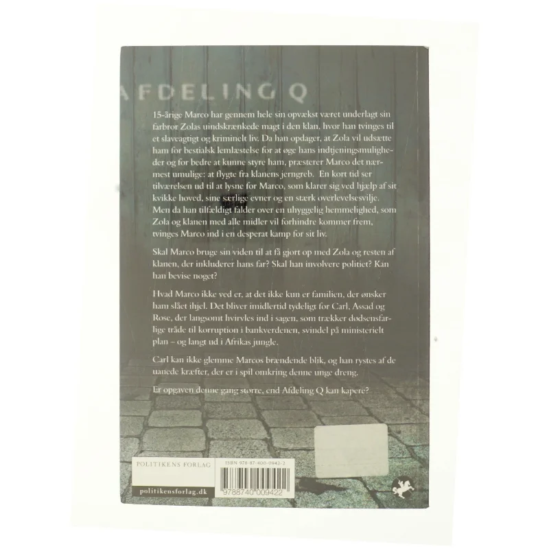 Marco effekten af Jussi Adler-Olsen (Bog)