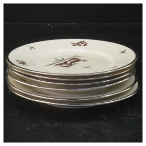 Kbh. Porcelæns maleriPorcelænstallerkener Ø 16 cm fra KPM (str. Ø 16 cm)