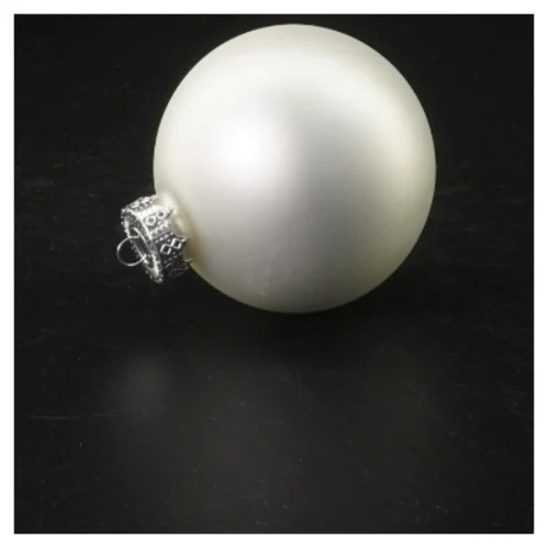 Hvide juletræskugler