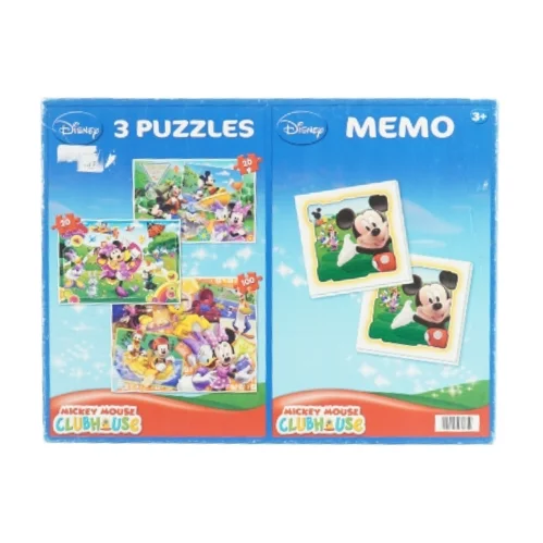 Puslespil og vendespil med Mickey Mouse