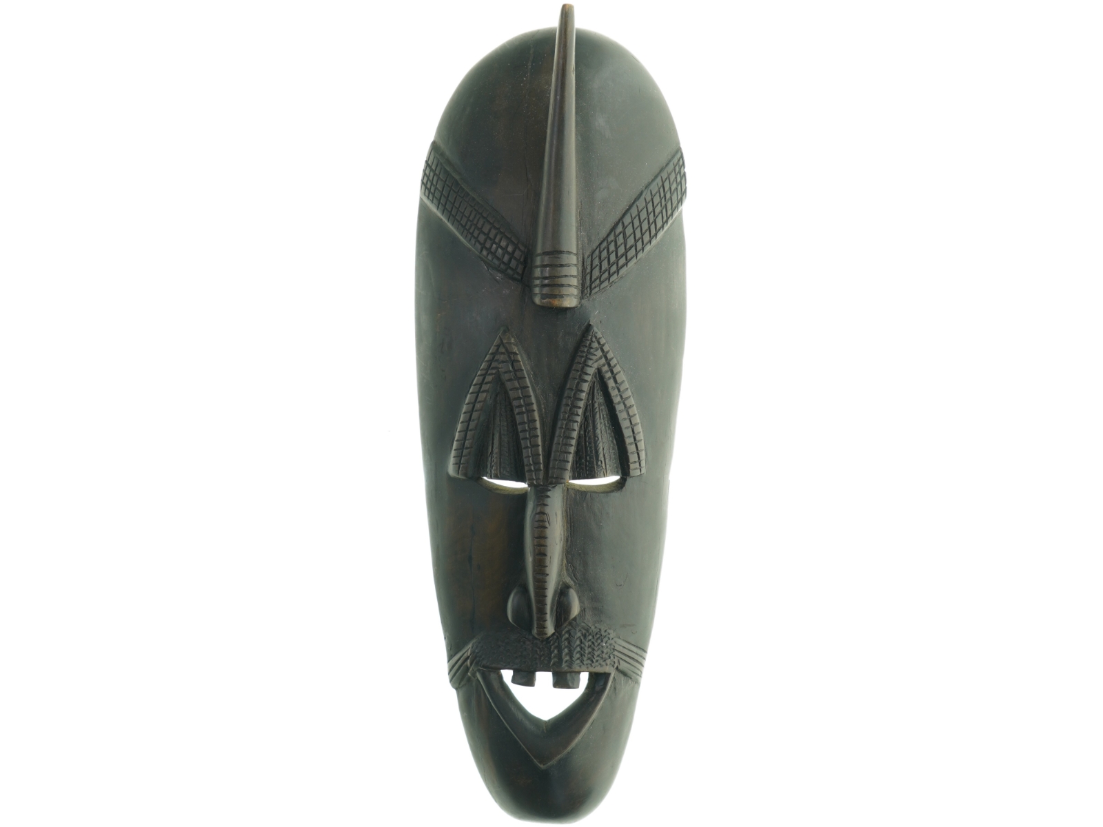 Afrikansk træmaske (str. 52 x 18 cm)