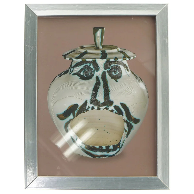 Picasso ….Billede i sølvfarvet ramme (str. 26,5 x 20,5 cm)