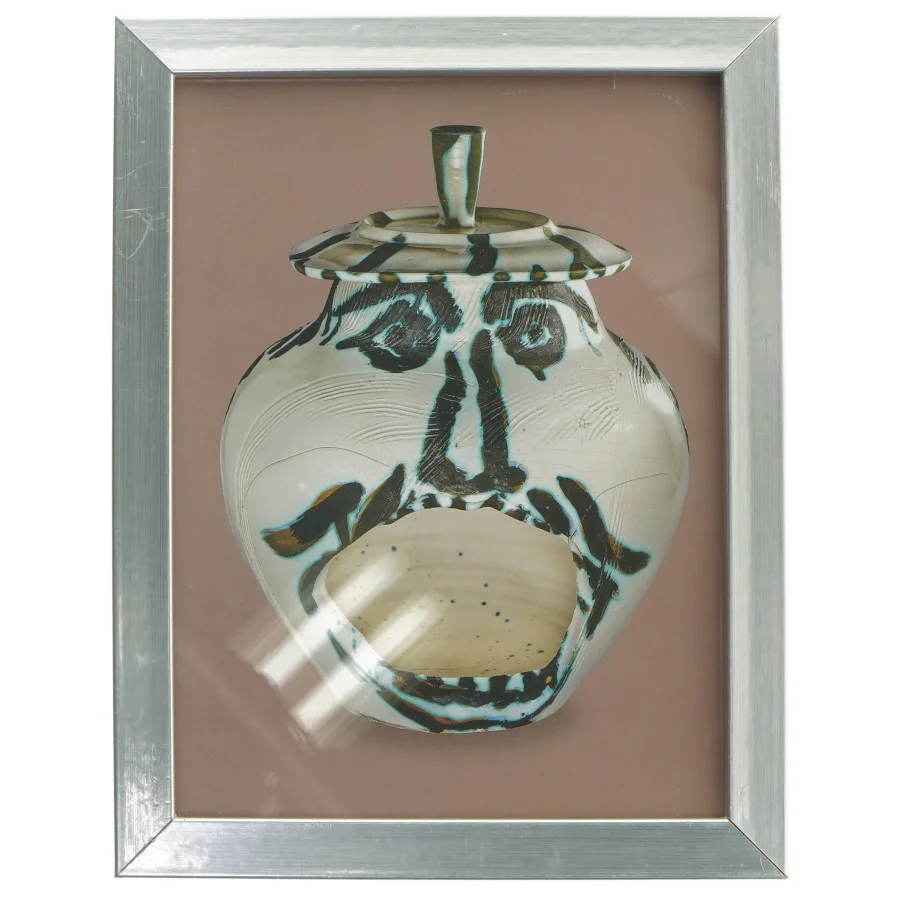 Picasso ….Billede i sølvfarvet ramme (str. 26,5 x 20,5 cm)