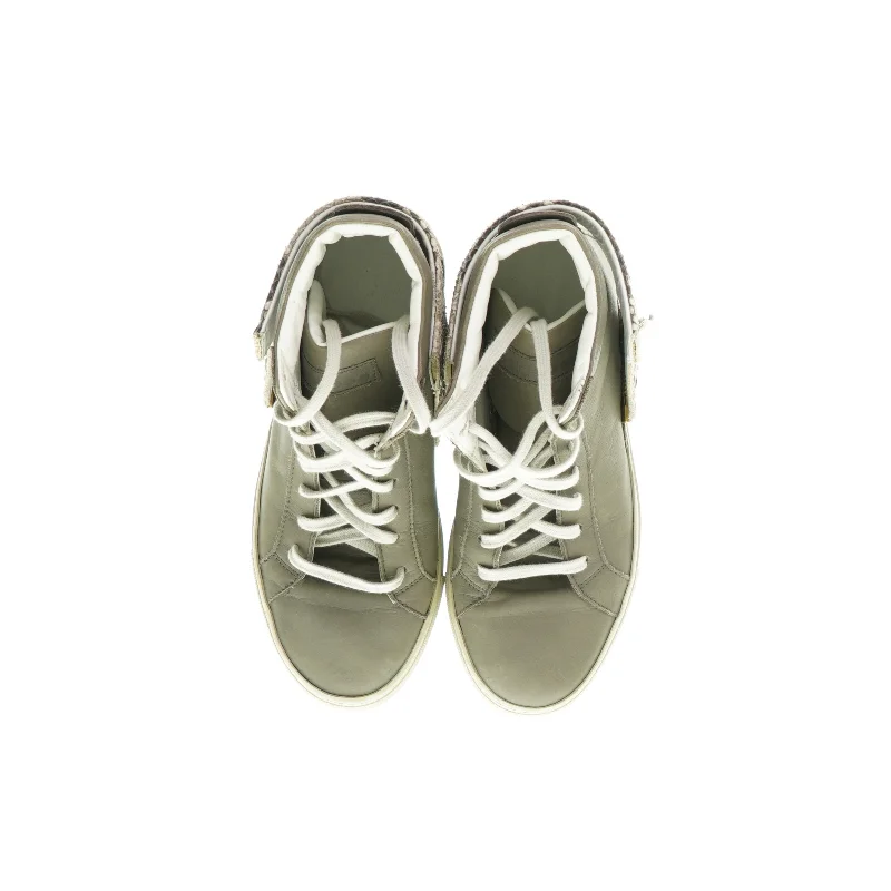 Sneakers ske med slangeskindsprint