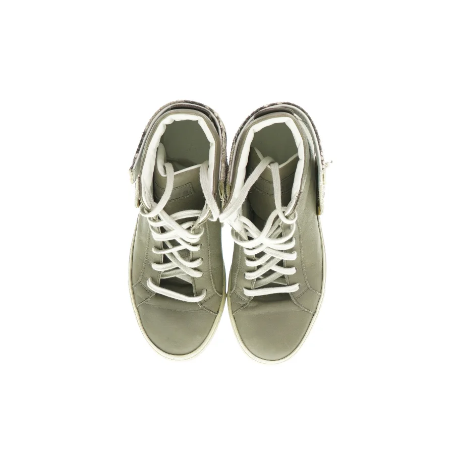 Sneakers ske med slangeskindsprint