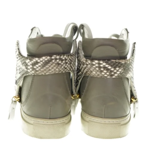 Sneakers ske med slangeskindsprint