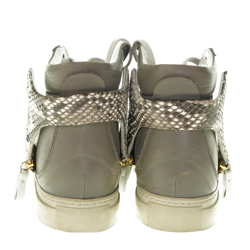 Sneakers ske med slangeskindsprint