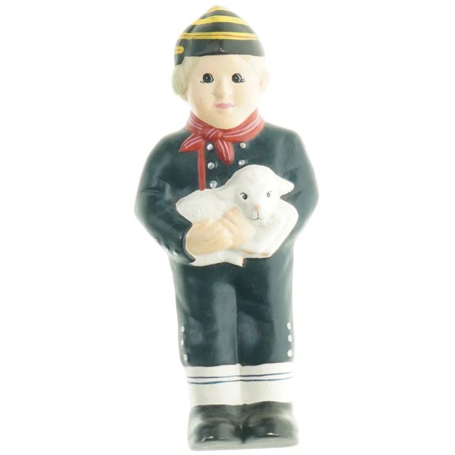 Islandsk dreng figur (str. 17 x 7 cm)