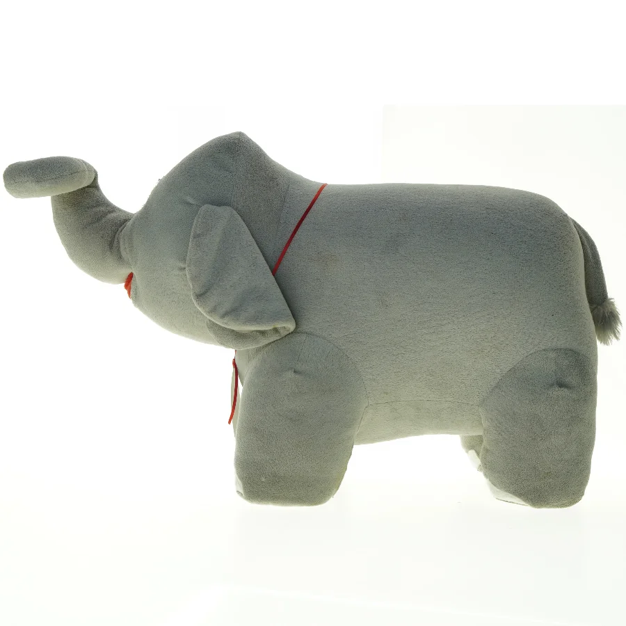 Stor grå elefant plysdyr (str. Længde, 60 cm. højde. 40 cm)