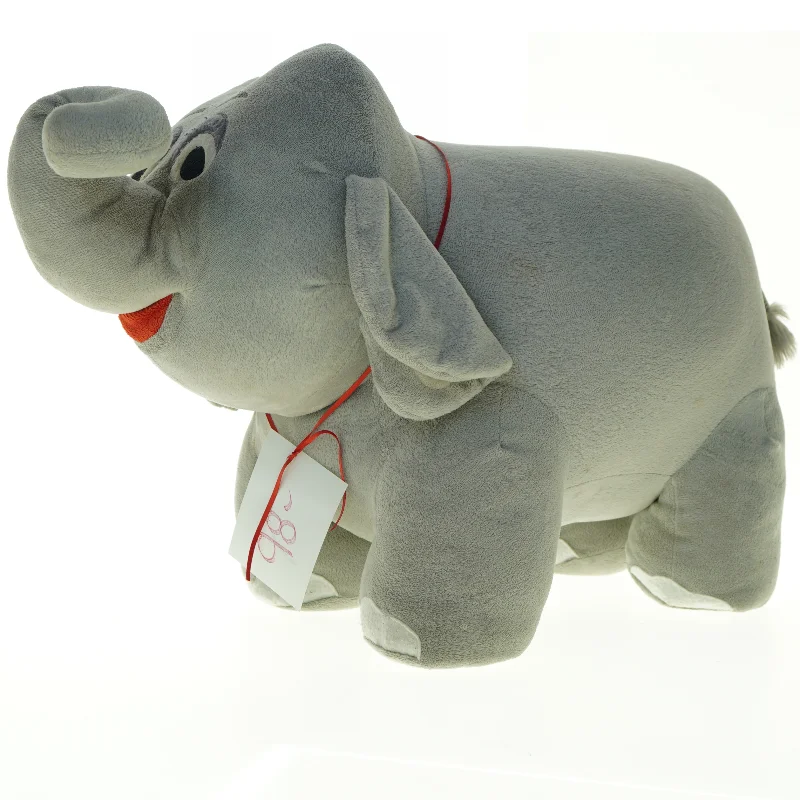 Stor grå elefant plysdyr (str. Længde, 60 cm. højde. 40 cm)