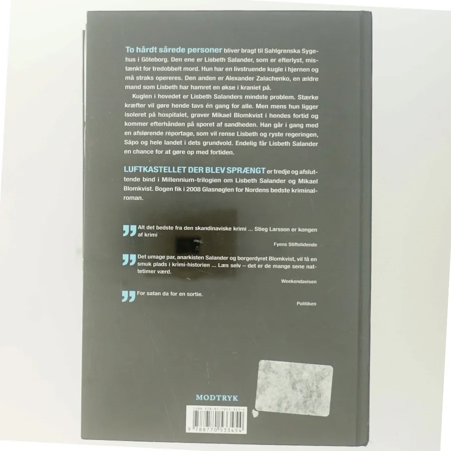 Luftkastellet der blev sprængt af Larsson, Stig (Bog)