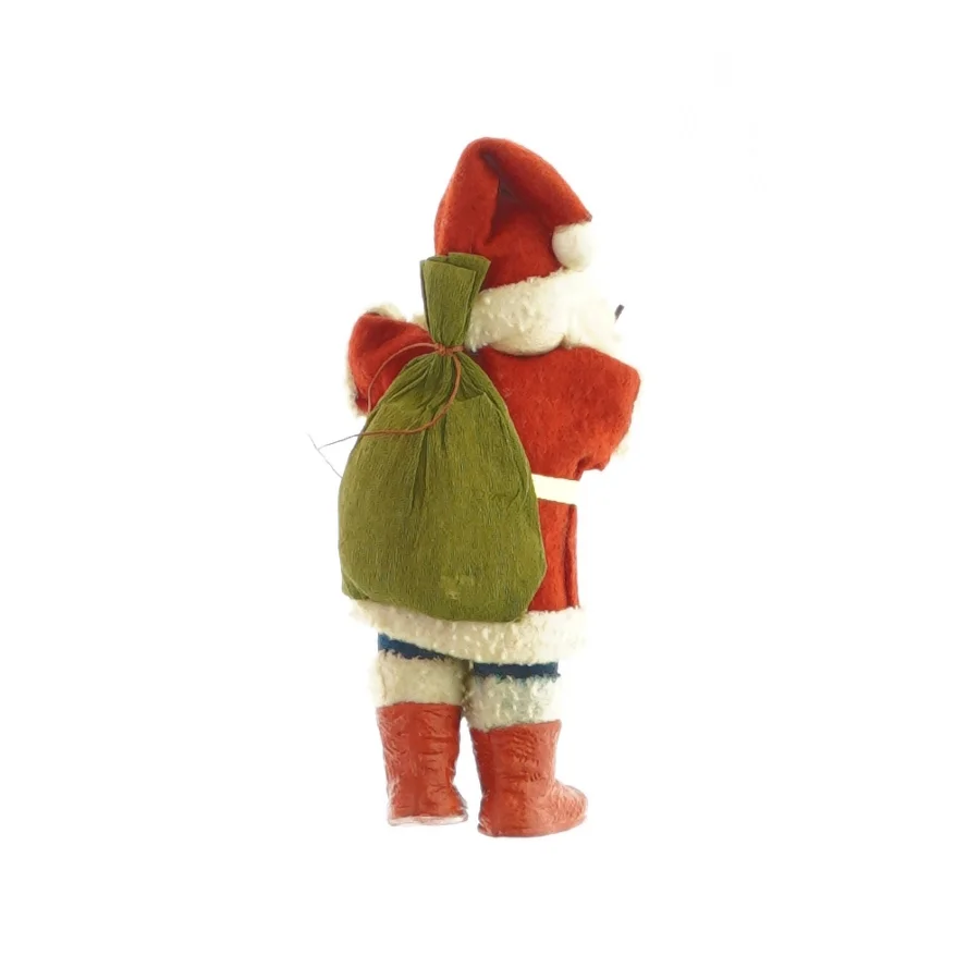 gammel Julemand med sæk - figur