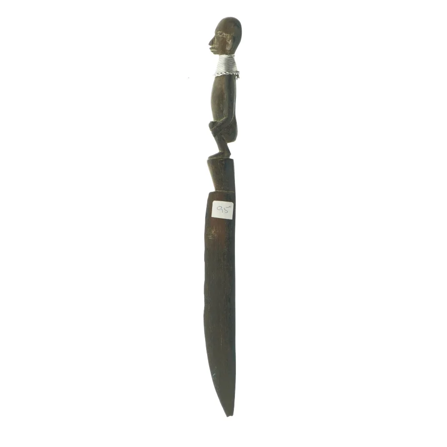 Brevkniv med afrikansk kvinde (str. 26. x 2 cm)