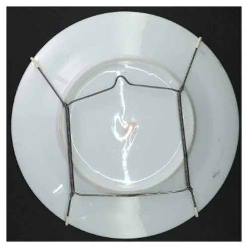 Håndmalet porcelænsplatte (str. 23 cm)