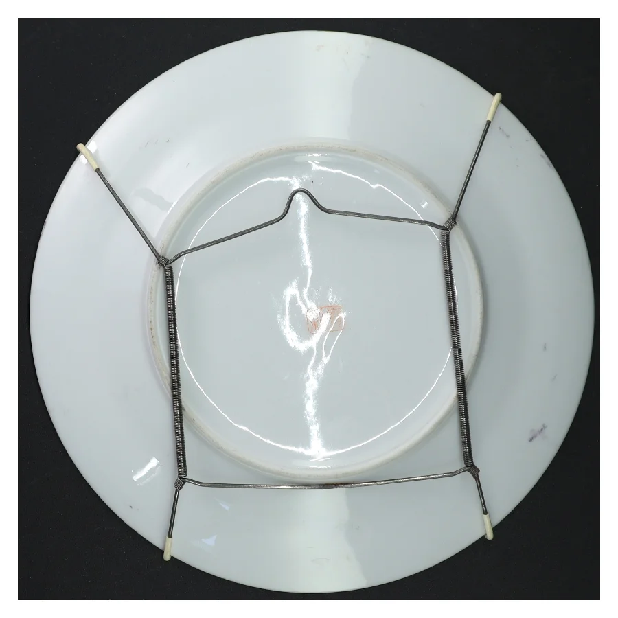 Håndmalet porcelænsplatte (str. 23 cm)