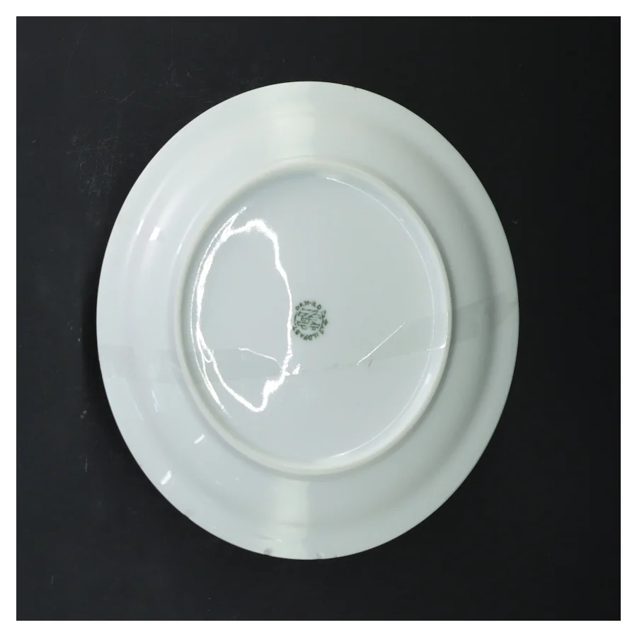 Blå dråbe fra Lymgby Porcelæns Thekop med tallerken (str. Ø 10-18 cm)