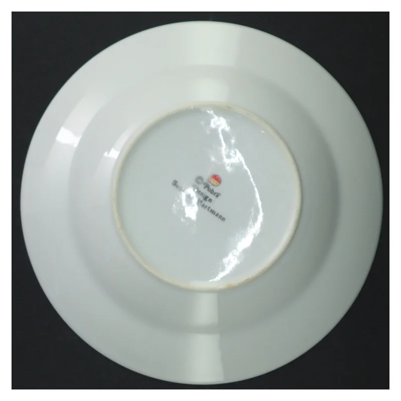 Juletallerken med julemandsmotiv (str. 18,5 cm)