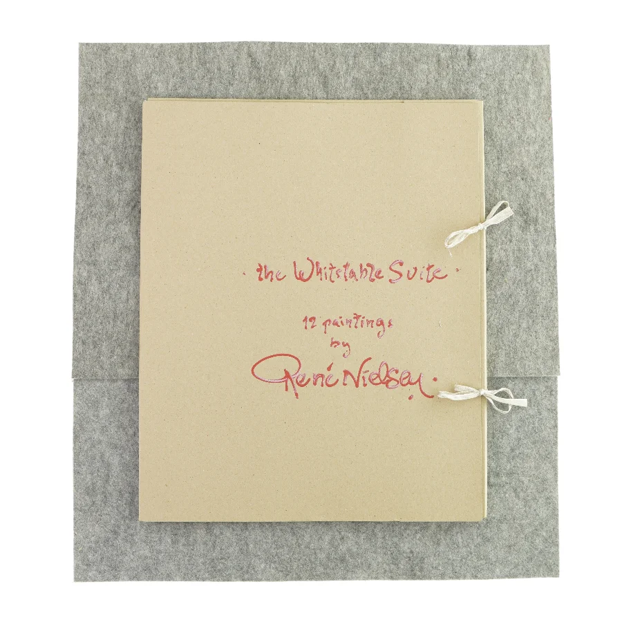 12 litografier af René Nielsen - The Whiteable Suite (40x50cm)