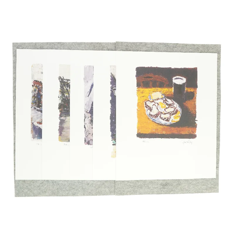 12 litografier af René Nielsen - The Whiteable Suite (40x50cm)