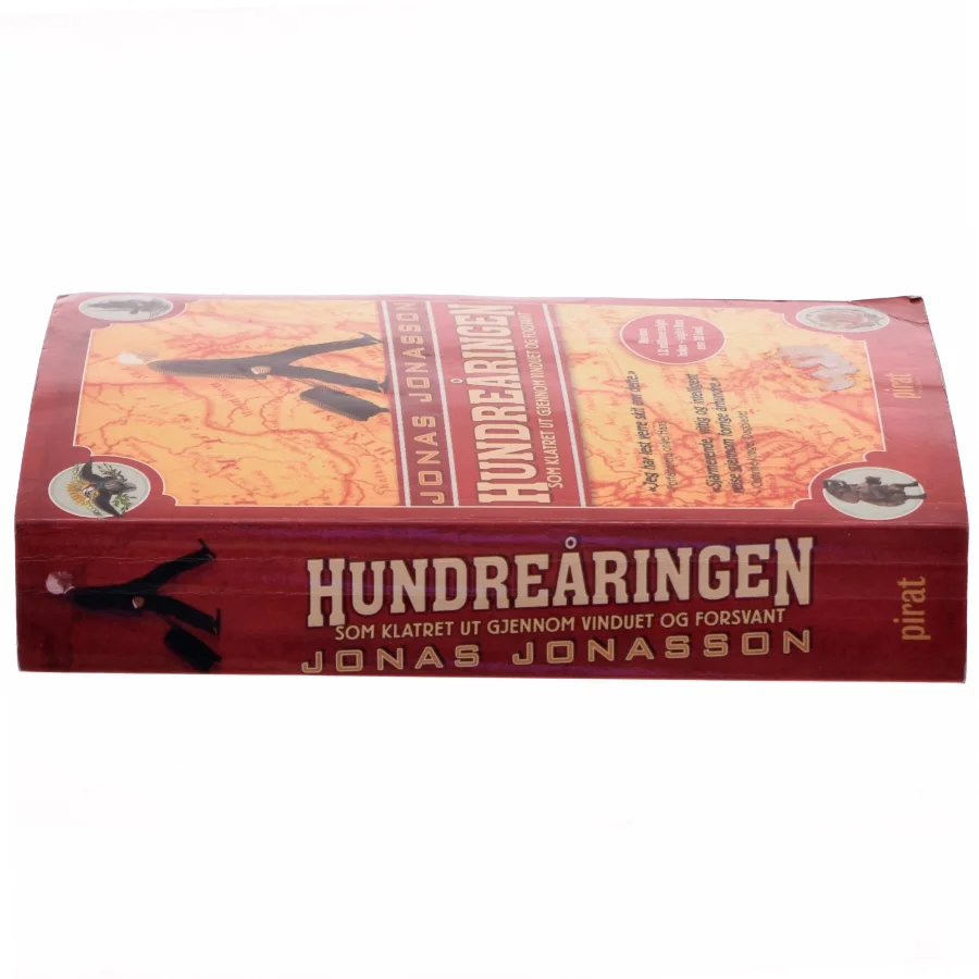 Hundreåringen som klatret ut gjennom vinduet og forsvant af Jonas Jonasson (Bog)