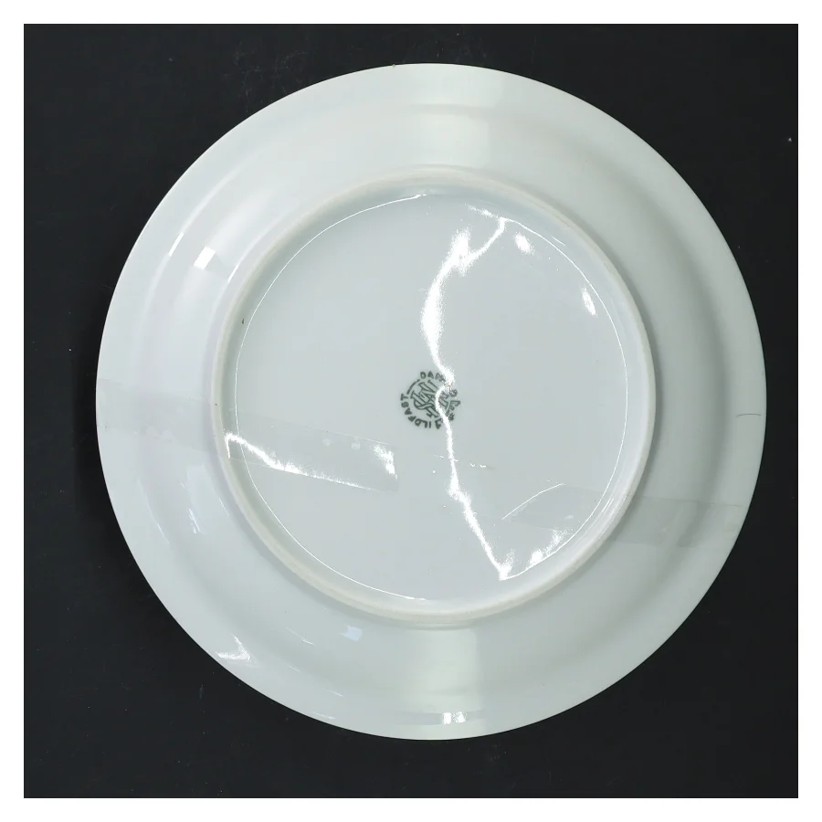 Blå dråbe Porcelæn tekop og tallerken sæt (str. 10-18 cm)