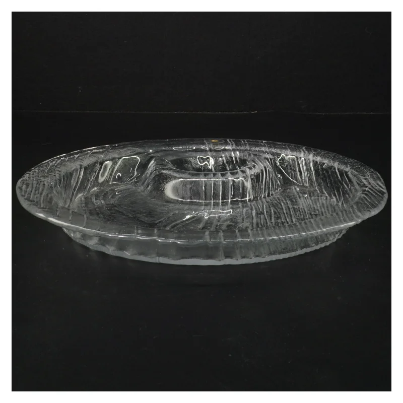 Glasfad, Ø 24 cm fra svenske Royal Krona (str. Ø. 24 cm) 6 stk 