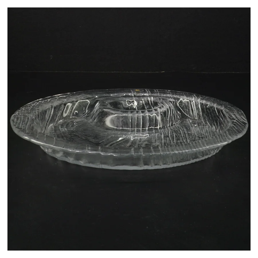 Glasfad, Ø 24 cm fra svenske Royal Krona (str. Ø. 24 cm) 6 stk 