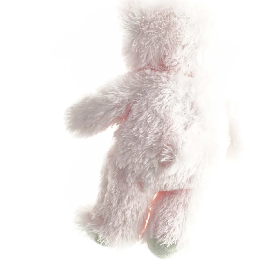 Builder Bear . Lyserød tøjdyrbamse (str. Længde. 37 cm)Bamsen har været i bad 🩷