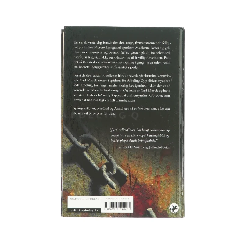 Kvinden i buret af Jussi Adler Olsen en afdeling Q roman