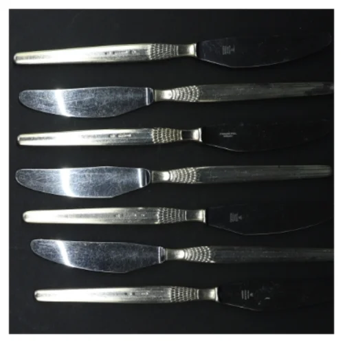 Cherie Knive  i Sølvplet  (str. 22 cm) fra Gense 