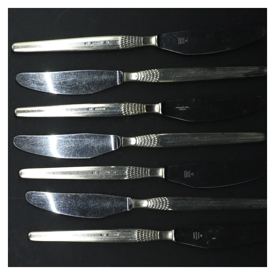 Cherie Knive  i Sølvplet  (str. 22 cm) fra Gense 