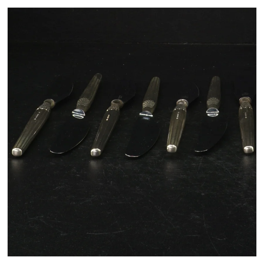 Cherie Knive  i Sølvplet  (str. 22 cm) fra Gense 