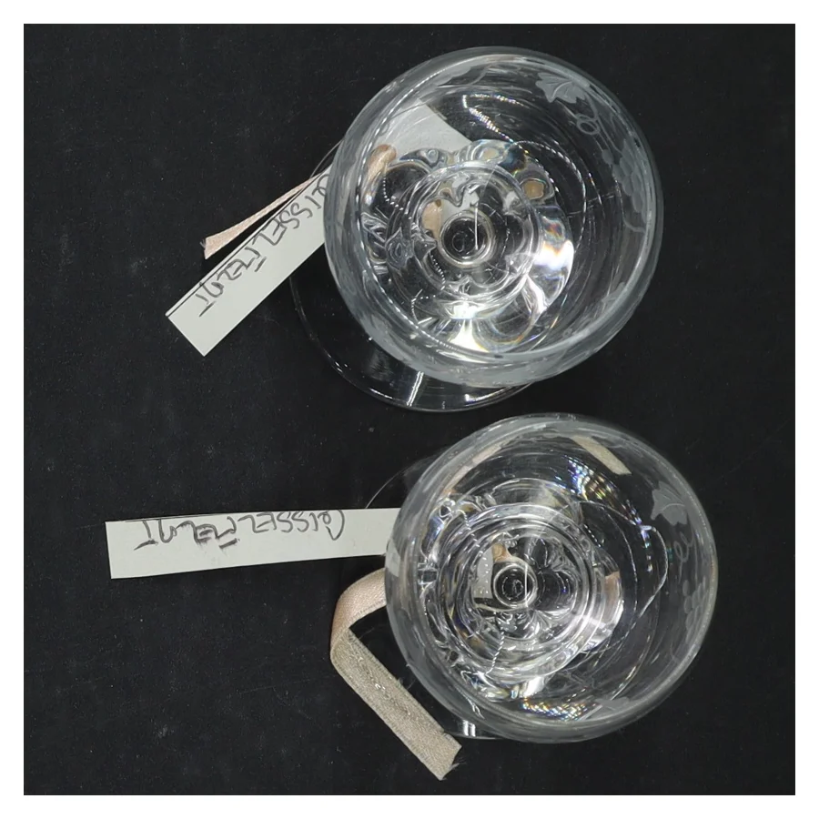 Gisselfeldt Graverede glas (str. 10 cm)