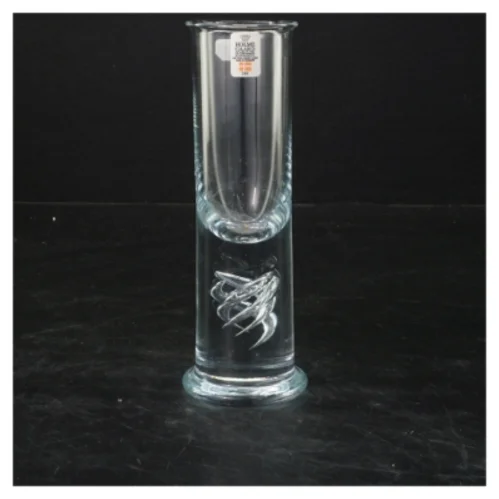 Smukt Holmegaard glas  (str. 16,5x5,5 cm)