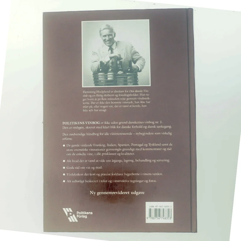 Politikens vinbog af Flemming Hvelplund (Bog)