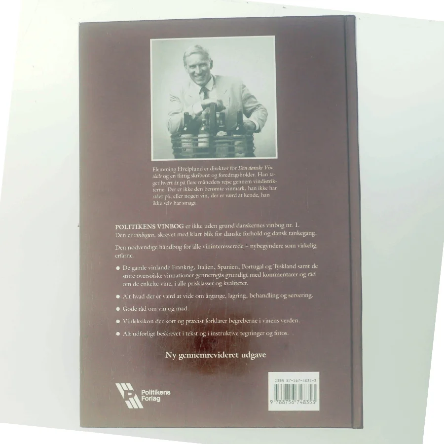 Politikens vinbog af Flemming Hvelplund (Bog)