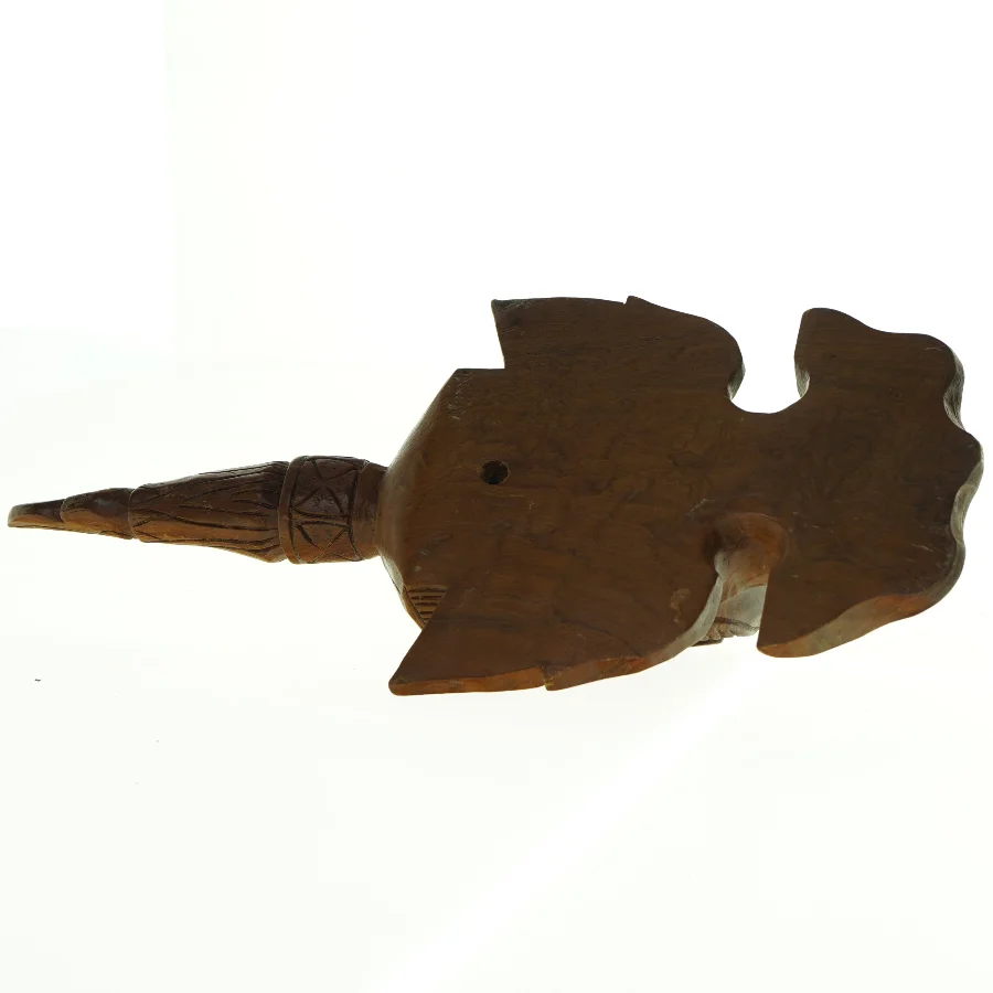 Træudskåret ansigt (str. 40 x18 cm)