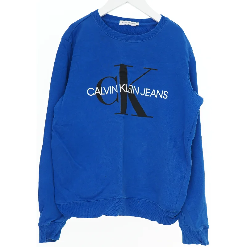 Blå Calvin Klein Jeans Sweatshirt fra Calvin Klein (str. 164)