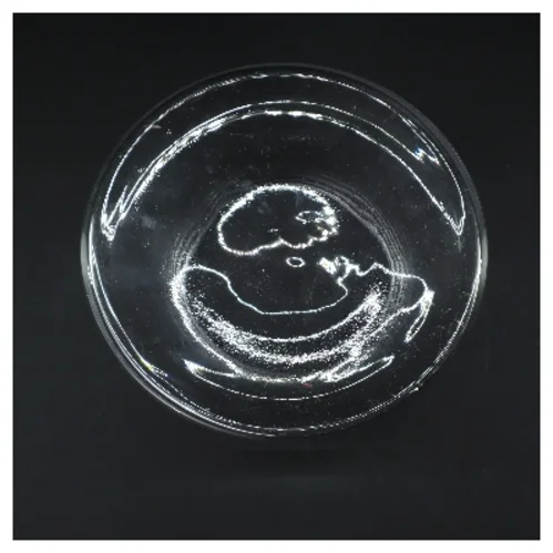 Glas vase (str. Ø 12 cm lænde 15 cm)