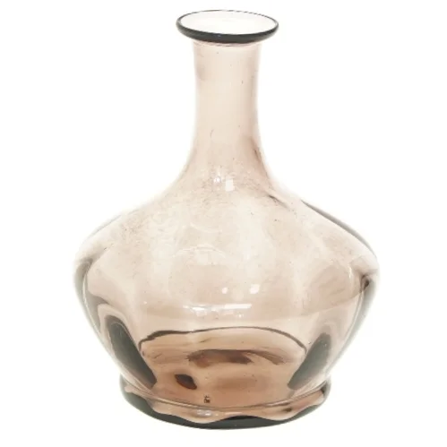 Vintage glasvase (str. 15 cm)