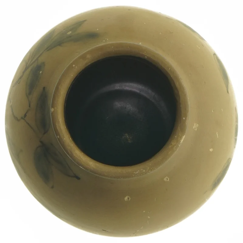 Dekoreret keramikvase (str. 18,5 cm)